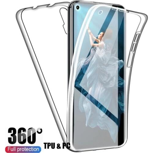 360 Transparent Shockproof Silicone Case For Huawei Honor 7A 7C Pro Mate 20 30 Lite Full Cover DUA-L22 AUM-L29 LND-L29 AUM-L41