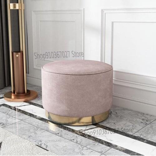 Light Luxury Creative Porch Stool Shoe Replacement Stool Modern Minimalist Sofa Stool Fashion Net Red Stool