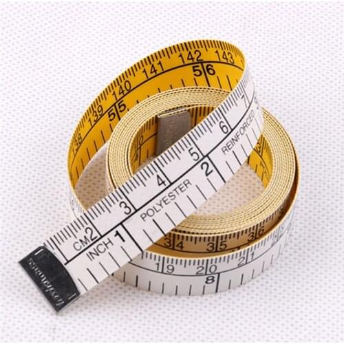 1.5m Double Scale Ruler Soft Tape Measure Flexible Rulers Body Sewing Tailor Cloth Ruler Sewing Accessories