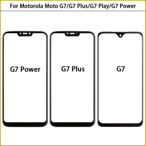 New Touchscreen For Motorola Moto G7 / G7 Plus / G7 Play / G7 Power Touch Screen Panel LCD Front Outer Glass Lens Replace