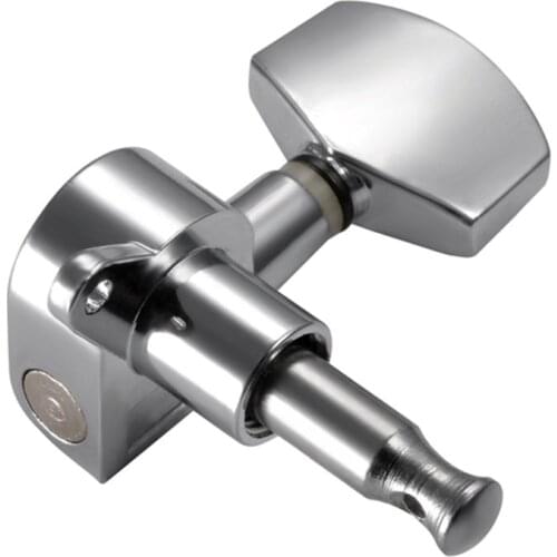 12 Pieces Guitar String Tuning Peg Tuner Machine Heads Knobs for Acoustic Guitar -Silver (6 for Left + 6 for Right)