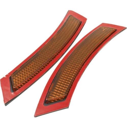 2PCS Amber Lens Front Side Marker Fender Bumper Reflector For BMW E92 E93 3 Series 2DR 2007-2013 (NOT for M Sport and M3 models)