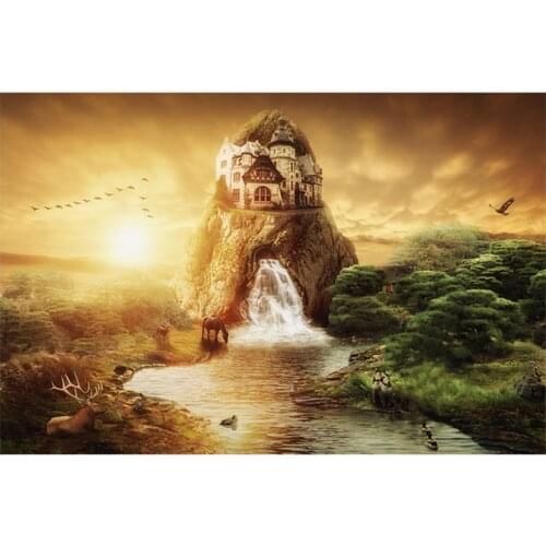 5D DIY Diamond Painting Abstract Landscape Cross Stitch Kits Full Square Drill Embroidery Mosaic Art Picture of Rhinestone Decor