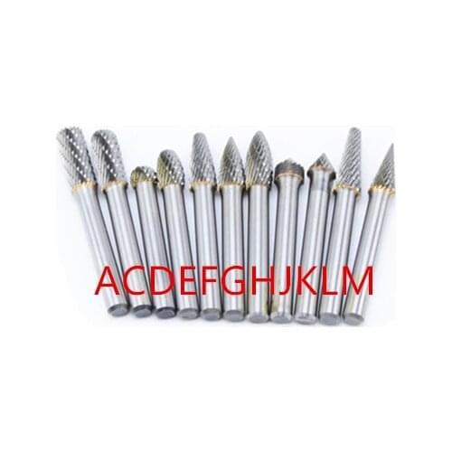 8mm Double Cut Tungsten Carbide Rotary File Burr 6mm Shank CNC Metal Grinding