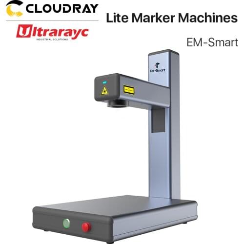 Ultrarayc 2021 New Arrival 1064nm Fiber Laser Marking Machine EM-Smart 20W Raycus High-end DIY Gifts Free Shipping DHL FEDEX