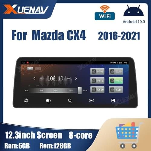 Android Car radio For Mazda CX4 2016 2017 2018 2019 2020 2021 Car Multimedia Player Audio Radio GPS Navigation Auto Radio 2 din