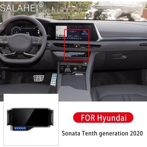 For Hyundai 10th Generation Sonata 2020 360 Degrees Car Phone Holder Air Vent Stand Auto Support Auto Grip Mobile Phone Fixed