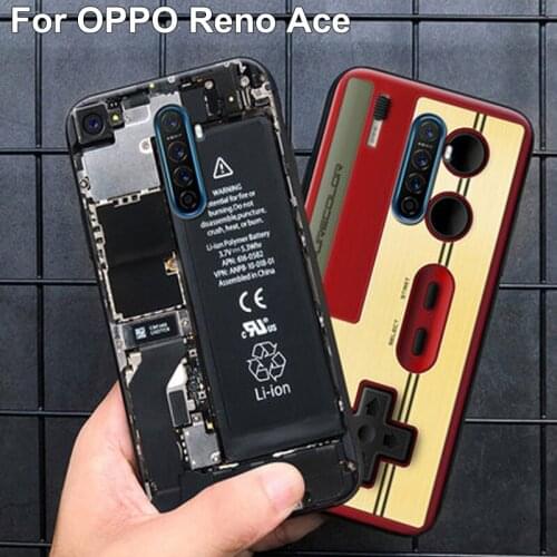 For OPPO Reno Ace case RenoAce back cover Painted soft silicone TPU bumper phone cases For OPPO Reno Ace shell coque fundas capa