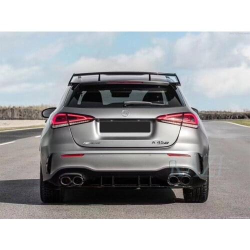 Dream2021 Fit For Benz W177 Mercedes New Class a A180la200l Modified Amg A45 Surround the Rear Lip and Tail Throat