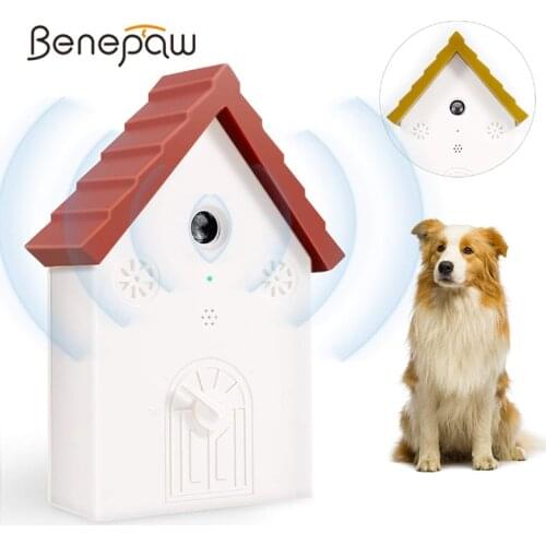 Benepaw Effective Ultrasonic Anti Bark Control Device Safe Stop Barking Waterproof Pet Training Dog Bark Deterrents Up To 15M