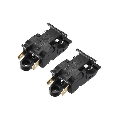 Electric Kettle Thermostat, Electrical Temperature Control, 16A 2 Terminals 2pcs