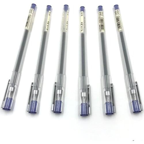 0.5mm Gel Pens Cute Gel Black Blue Ink Pens For School Office Student Exam Writing Supplies Stationary 12pcs