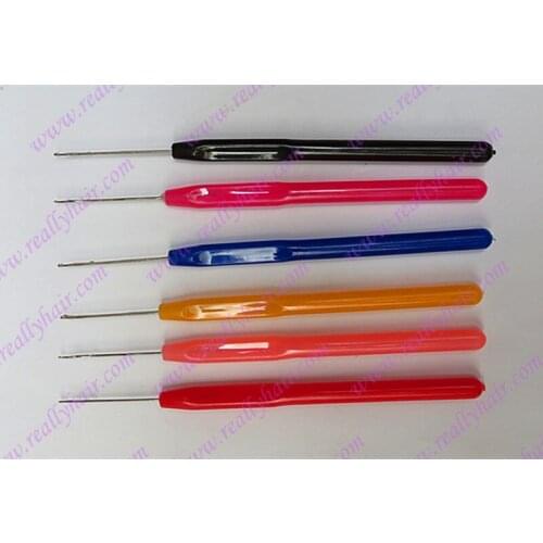 20pcs/pack Plastics Handle Pulling Needle/Micro Rings/Nano Rings/Loop Needle Hair Extensions,Hair Extension Tools