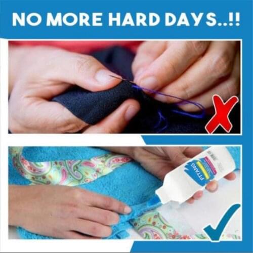Multifunction Ultra-stick Sew Super Glue Household Fabric Leather Fast Drying Glue Secure Stitch Liquid Sewing Kit Home Hardware