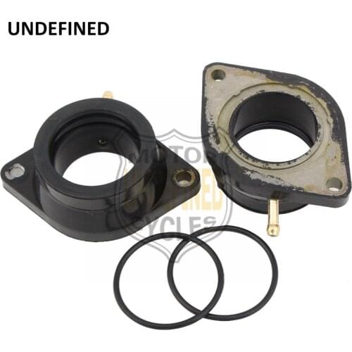 Motorcycle Parts Black 4 Pcs Carburetor Intake Outlet Manifold Joint Boot for Yamaha V-Star 1100 Custom 1999-2011 2010 2009 2008