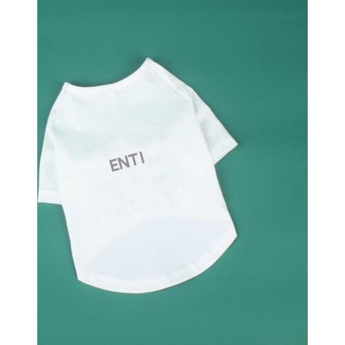 Letter Pet Dog Clothes for Small Dogs Clothing Puppy Tshirt Dog Accessories Chihuahua Outfit Summer Thin Tee for Pug Vest PC2109