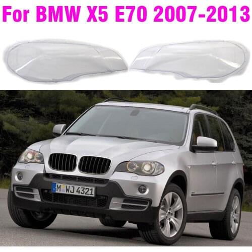 For BMW For BMW X5 E70 2006-2013 Transparent Lampshade Lens Light Car Light Protection Cover Shell