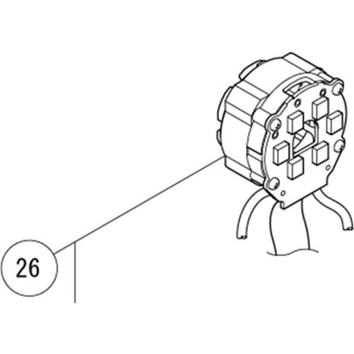 Genuine WIRING Stator Field for Hitachi 335915 WH18DBFL WH18DBEL Cordless Impact Driver