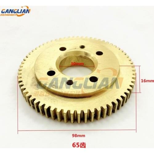 1 Piece Komori Gear 65 Teeth Brass Gear Printing Machine Spare Parts