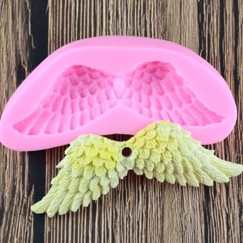 Angel Wings Silicone Mould Princess Dress Modeling Cake Chocolate Fondant Aroma Handmade Soap