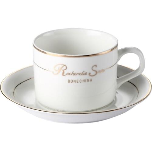 Nordic light luxury simple ceramic coffee cup European-style small luxury coffee cup and saucer set home afternoon tea cup set