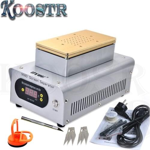 UYUE 958D Heating LCD Separator Build In Vaccum Pump Super adsorption heating Separating for iphone for samsung LCD repair
