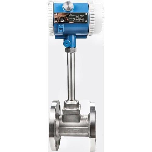 High Pressure DN100 RS485 Output Vortex Flowmeter CE 4-20mA For Air