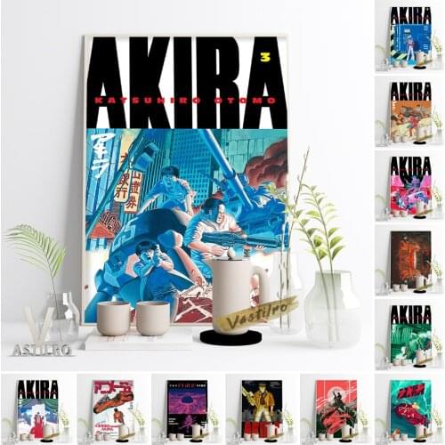 Japanese Anime Movie Akira Vintage Art Prints Poster Manga Character Wall Picture Canvas Painting Otaku Retro Bedroom Home Decor