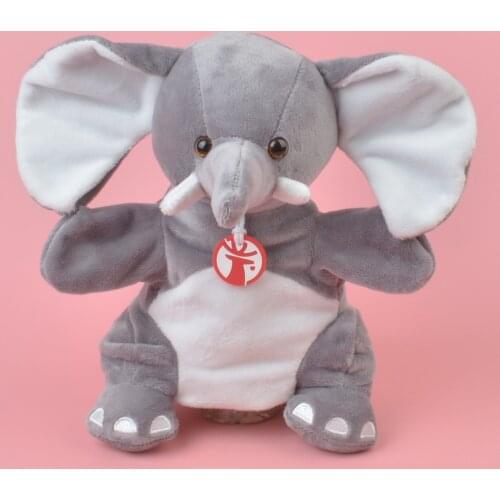 Animal Baby Hand Puppets Plush Gloves Elephant Plush Toys Doll Story-telling Hand Finger Birthday Toys for Children Gift