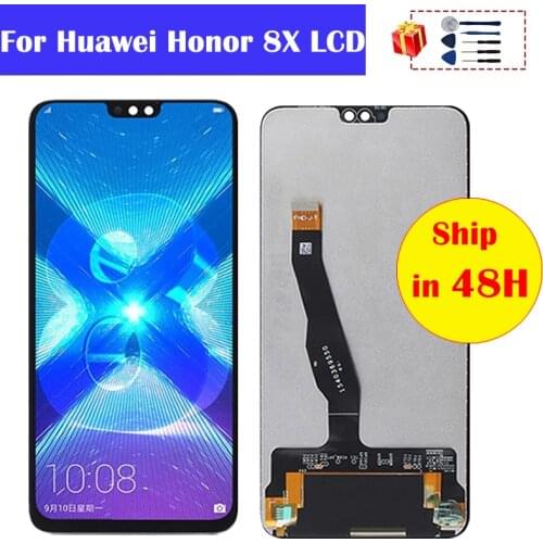 6.5" For Huawei Honor 8X LCD Display Touch Screen Digitizer Assembly TouchScreen For Honor 8X LCD Repair Parts Free Shipping