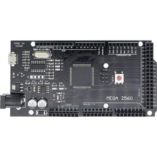 1pcs Mega 2560 R3 CH340G/ATmega2560-16AU MicroUSB. Compatible Mega 2560 With Bootloader (hei)