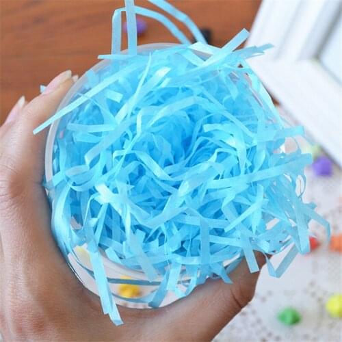 100g/pack Color Shredded Crinkle Raffia Paper Wedding Birthday Party Decoration DIY Supplies Gifts Box/Balloon Filling Confetti