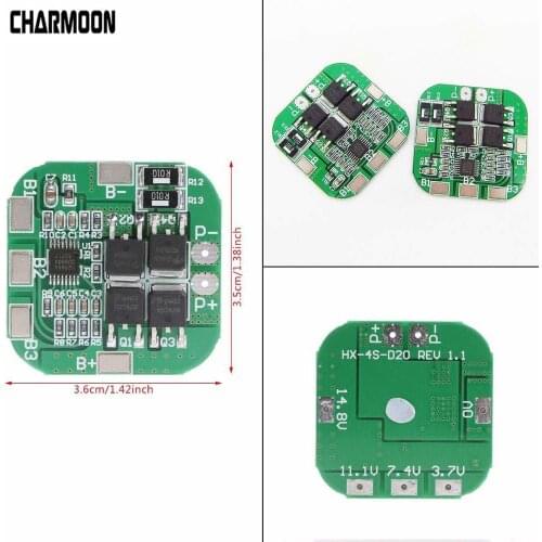 4S 14.8V 16.8V 20A Peak Li-ion BMS PCM Battery Protection Board BMS PCM for Lithium LicoO2 Limn2O4 18650 LI Battery diy kit