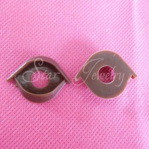 Toy accessories 12mm brown color double toy eyelids fit for 12mm round safety eyes/100pcs not 100pairs