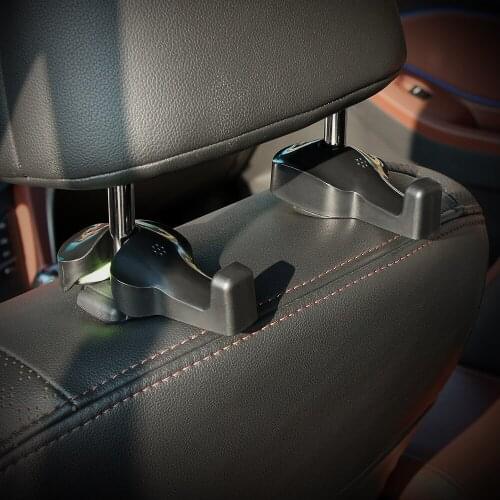 2pcs Car Seat Back Hooks for Opel Astra J Peugeot 207 407 3008 Hyundai I30 Skoda Rapid Renault Duster Kia Sportage Accessories