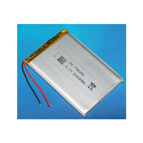Free shipping 1pcs 706090 3.7v 5000mah superior quality polymer lithium rechargeable battery li-po battery