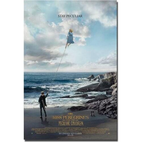 D0297 Miss Peregrines Home For Peculiar Children Movie Silk Fabric Poster Art Decor Indoor Painting Gift