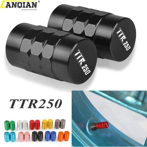 For YAMAHA TTR250 TTR 250 1993-2007 2008 2009 2010 2011 Motorcycle Accessories Wheel Tire Valve Cap Tyre Rim Stem Airdust Covers
