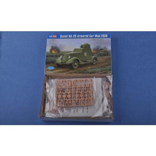 Hobbyboss 1/35 83883 Soviet BA-20 Armored Car Mod.1939 Model Kit