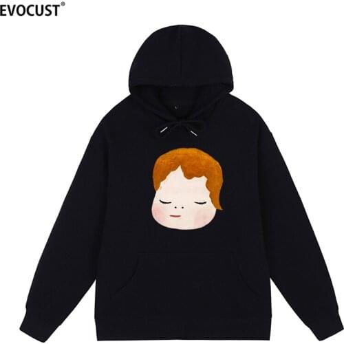 Yoshitomo Nara Print Graphic Lovely Hoodies Sweatshirts men women unisex Cotton