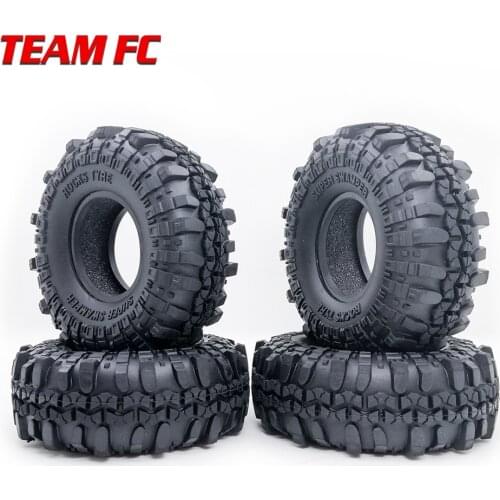 4pcs AX-4020F 1.9 inch 110mm Rock Crawler Tire Wheel with Solid Beadlock Wheel Rim for 1/10 AXIAL RC4WD TF2 RC Car S22