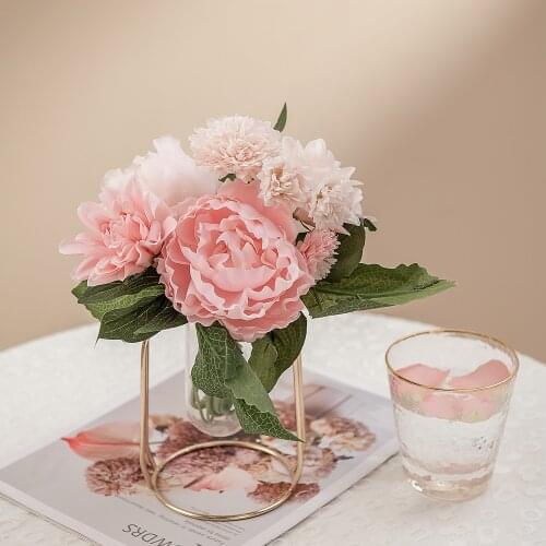 LACESVOGUE Artificial Peonies