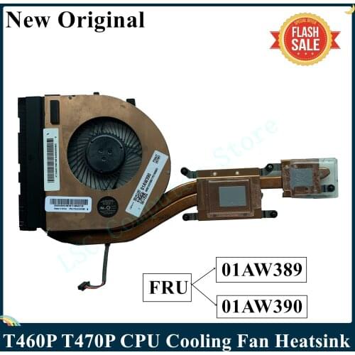 LSC New Original For Lenovo ThinkPad T460P T470P CPU Cooling Fan Heatsink Radiator Cooler 01AW389 01AW390 100% Tested