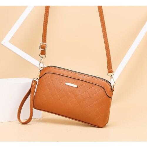 New Arrival PU Leather Women Shoulder Bags Simple Crossbody Messenger Bag Purse Shell Shaped Handbag Clutch