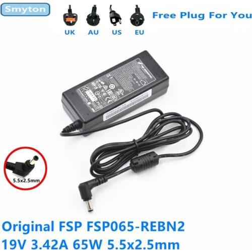 Original FSP FSP065-REBN2 65W 19V 3.42A 5.5x2.5mm FSP065-RECN2 Switching Power Adapter DA-65C19 For Intel NUC Kit Mini PC 74-5