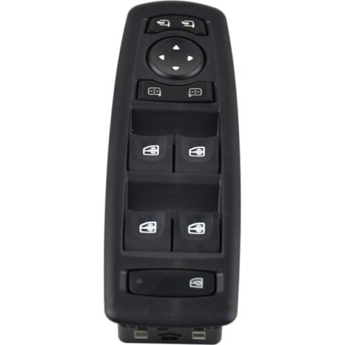 1pcs Black Power Window Switch, Glass Lifter Switch for Renault 25400015r