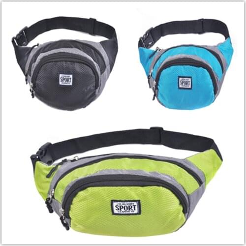 3 Color Fanny Pack Men Women Lightweight Waist Packs Bags Close-Fitting Sport Running Waistband For Outdoor Men Travel Belt Bag