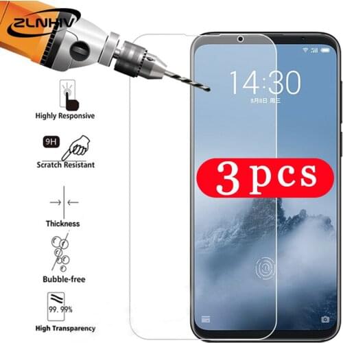 3Pcs for meizu 16s pro 16xs 16x tempered glass for meizu 16 16th plus phone screen protector protective film on glass smartphone