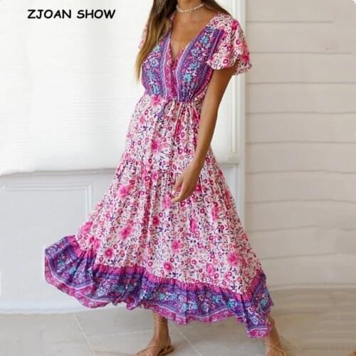 ZJOAN SHOW Pink Summer Dresses