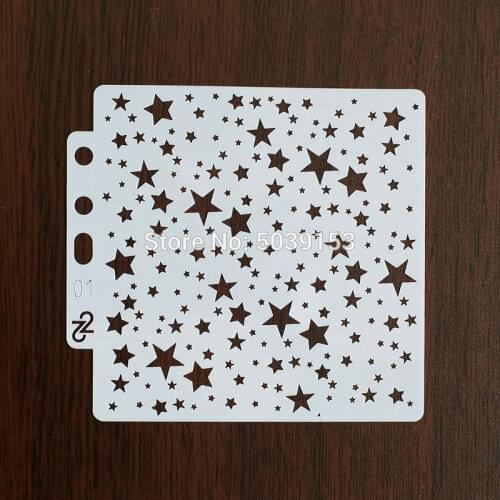 Star sky to world Layering Stencils Template for Painting Wall DIY Scrapbook Coloring Embossing Decor Album Decorative Stencil